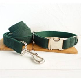 MUTTCO pet collar bow traction set (Option: Set A-L)