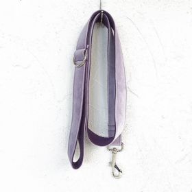 MUTTCO drawstring traction belt set (Option: Light purple Leash-S)