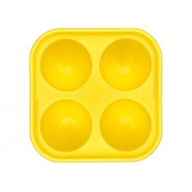 Dog Silicone Slow Tableware Molar Food Leakage Toy Pet Pets Supplies (Option: Tray Yellow)